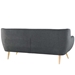 Remark Upholstered Fabric Sofa - Gray - MOD1677