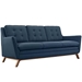 Beguile Upholstered Fabric Sofa - Azure - MOD1923