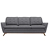 Beguile Upholstered Fabric Sofa - Gray