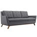 Beguile Upholstered Fabric Sofa - Gray - MOD1924