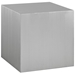 Cast Stainless Steel Side Table - Silver - MOD2358