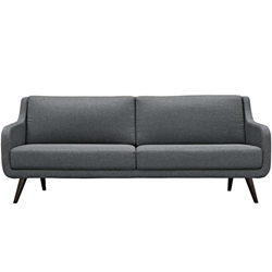 Verve Upholstered Fabric Sofa - Gray 