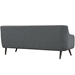 Verve Upholstered Fabric Sofa - Gray - MOD2390