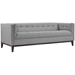 Serve Upholstered Fabric Sofa - Light Gray - MOD2404