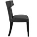 Curve Vinyl Dining Chair - Black Style A - MOD2672