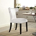 Curve Vinyl Dining Chair - White Style A - MOD2673