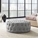 Amour Upholstered Fabric Ottoman - Light Gray - MOD2784