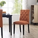 Duchess Fabric Dining Chair - Orange - MOD2797