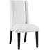 Baron Vinyl Dining Chair - White