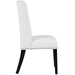 Baron Vinyl Dining Chair - White - MOD2801