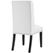 Baron Vinyl Dining Chair - White - MOD2801