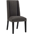 Baron Fabric Dining Chair - Brown