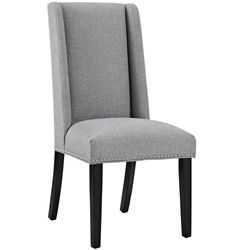 Baron Fabric Dining Chair - Light Gray 