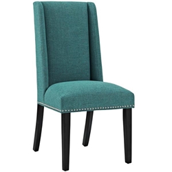 Baron Fabric Dining Chair - Teal 