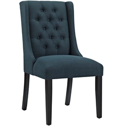 Baronet Fabric Dining Chair - Azure 