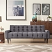 Delve Performance Velvet Sofa - Gray - MOD3288