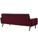 Delve Performance Velvet Sofa - Maroon - MOD3289