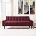 Delve Performance Velvet Sofa - Maroon - MOD3289