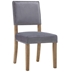 Oblige Wood Dining Chair - Gray