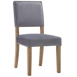 Oblige Wood Dining Chair - Gray 