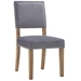 Oblige Wood Dining Chair - Gray - MOD3380