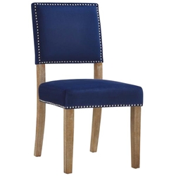 Oblige Wood Dining Chair - Navy 