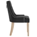 Pose Performance Velvet Dining Chair - Black - MOD3447