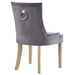 Pose Performance Velvet Dining Chair - Gray - MOD3448