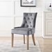 Pose Performance Velvet Dining Chair - Gray - MOD3448