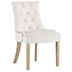 Pose Performance Velvet Dining Chair - Ivory