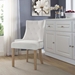 Pose Performance Velvet Dining Chair - Ivory - MOD3449