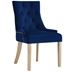 Pose Performance Velvet Dining Chair - Navy