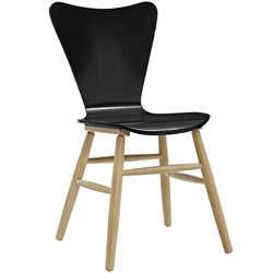 Cascade Wood Dining Chair - Black 