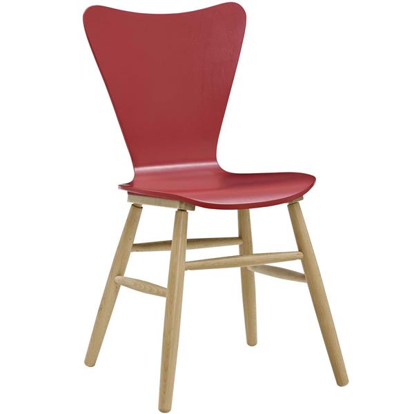 Cascade Wood Dining Chair - Red 