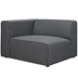 Mingle Fabric Left-Facing Sofa - Gray