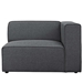 Mingle Fabric Right-Facing Sofa - Gray - MOD3716