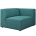 Mingle Fabric Right-Facing Sofa - Teal