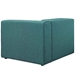 Mingle Fabric Right-Facing Sofa - Teal - MOD3717