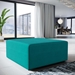 Mingle Fabric Ottoman - Teal - MOD3725