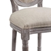 Emanate Vintage French Upholstered Fabric Dining Side Chair - Beige - MOD3963