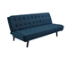 Glance Tufted Convertible Fabric Sofa Bed - Azure - MOD4441