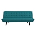 Glance Tufted Convertible Fabric Sofa Bed - Teal - MOD4444