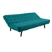 Glance Tufted Convertible Fabric Sofa Bed - Teal - MOD4444