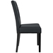 Confer Dining Side Chair Vinyl Set of 2 - Black - MOD4761