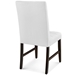 Promulgate Biscuit Tufted Upholstered Fabric Dining Chair Set of 2 - White - MOD4786