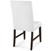 Promulgate Biscuit Tufted Upholstered Faux Leather Dining Side Chair Set of 2 - White - MOD4787