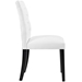 Duchess Dining Chair Vinyl Set of 2 - White - MOD5118