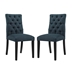 Duchess Dining Chair Fabric Set of 2 - Azure