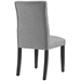 Duchess Dining Chair Fabric Set of 2 - Light Gray - MOD5128