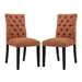 Duchess Dining Chair Fabric Set of 2 - Orange - MOD5129